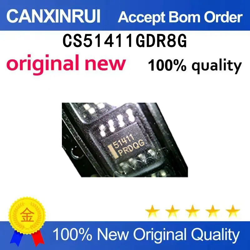 (5-100 PCS) Brand new original CS51411GDR8G silk screen 51411 patch SOP8 spot chip
(5-100 PCS) Brand new original CS51411GDR8G silk screen 51411 patch SOP8 spot chip