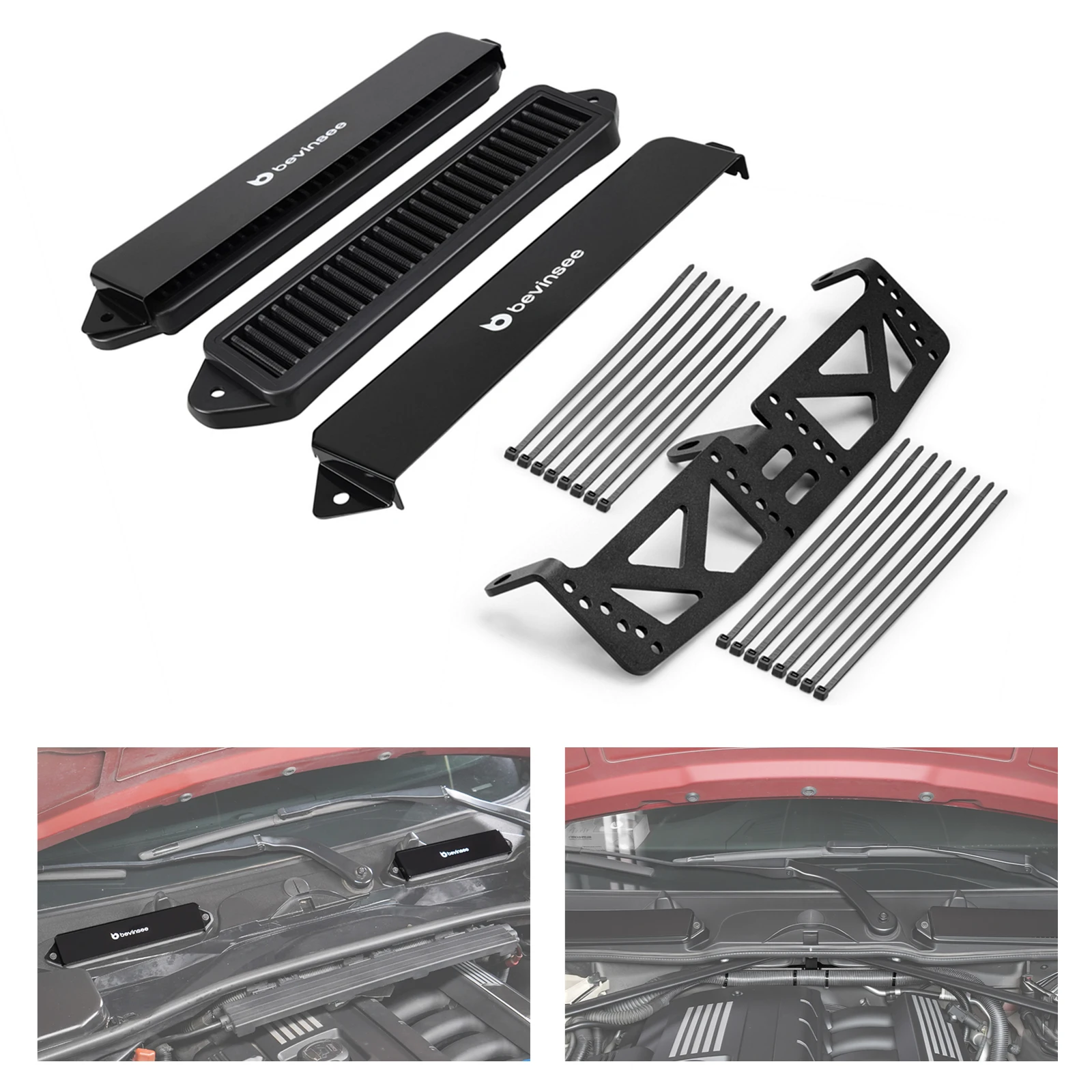 Cabin Air Cowl Filters&Weather Guards+Harness Mounting Bracket for BMW E90 E91 E92 E93 320d 325i 335i 330d 335d E87 118d 120d 1M
Cabin Air Cowl Filters&Weather Guards+Harness Mounting Bracket for BMW E90 E91 E92 E93 320d 325i 335i 330d 335d E87 118d 120d 1M