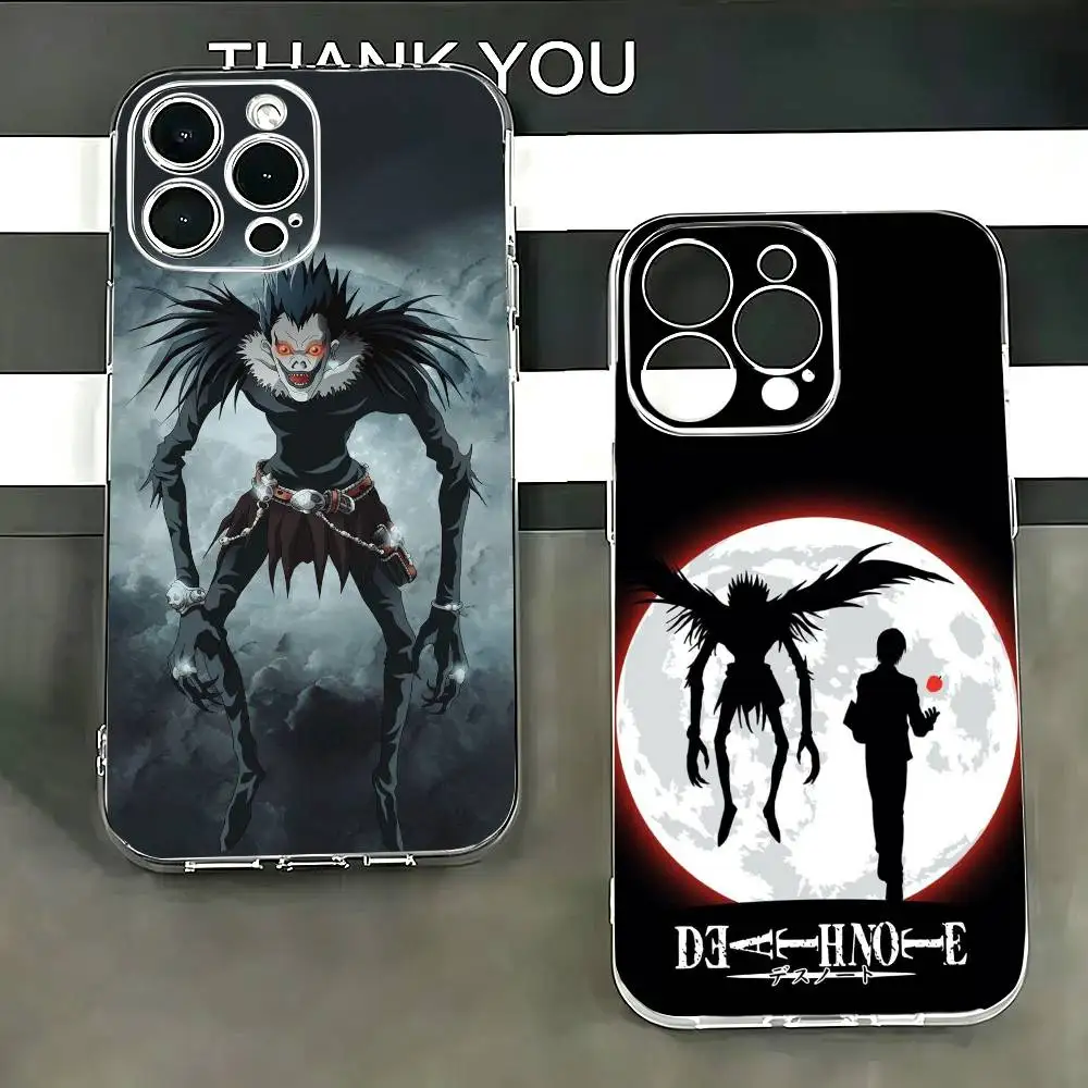 N-Note D-Death Ryuk Anime Phone Case For iPhone 17 16 15 14 13 12 11 Mini Pro Max Plus Transparent Cover
N-Note D-Death Ryuk Anime Phone Case For iPhone 17 16 15 14 13 12 11 Mini Pro Max Plus Transparent Cover