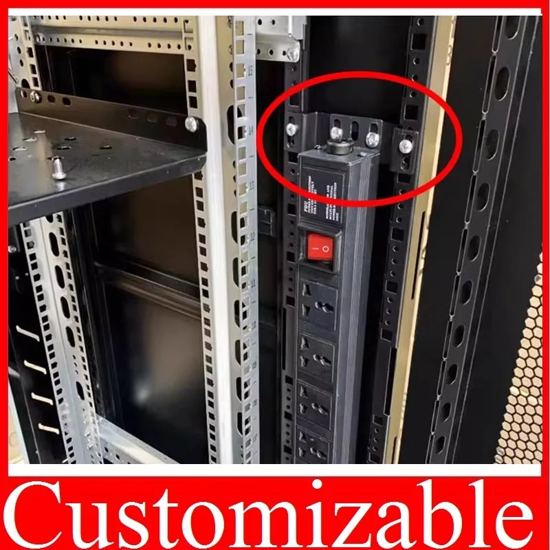 Switch ear 19-inch cabinet bracket, L-shaped angle iron, power amplifier audio equipment hanging ear 1U server ear, Customizable
Switch ear 19-inch cabinet bracket, L-shaped angle iron, power amplifier audio equipment hanging ear 1U server ear, Customizable