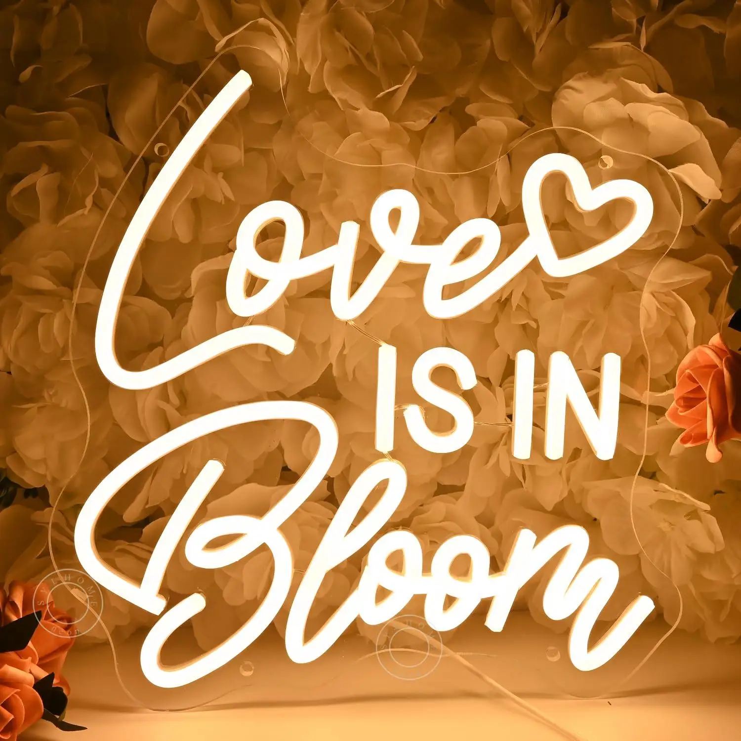 Love Is In Bloom Neon Sign Dimmable LED Light for Bedroom Wedding Birthday Bridal Shower Engagement Proposal Backdrop Decor Gift
Love Is In Bloom Neon Sign Dimmable LED Light for Bedroom Wedding Birthday Bridal Shower Engagement Proposal Backdrop Decor Gift