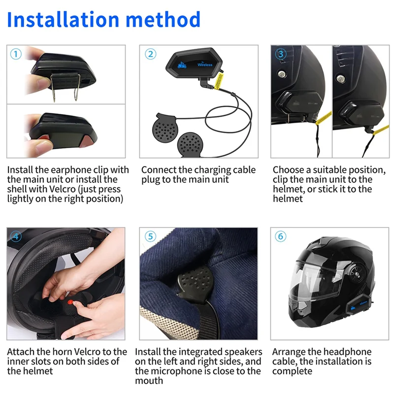 look-M01 Motorcycle Wireless Headset Bluetooth-Compatible 5.0 Helmet Hands-Free Telephone Call Kit Stereo BT
look-M01 Motorcycle Wireless Headset Bluetooth-Compatible 5.0 Helmet Hands-Free Telephone Call Kit Stereo BT
