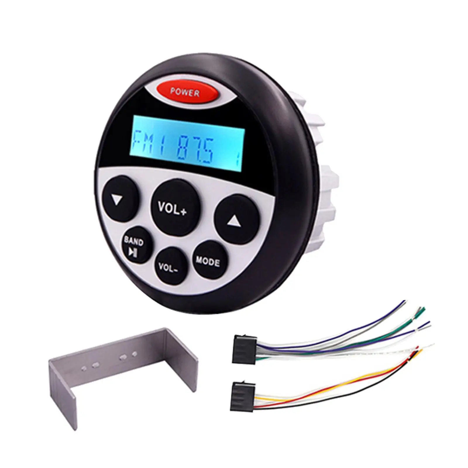 Bluetooth Marine Radio Boat Stereo Weatherproof USB AM FM Radio Receiver LCD Display Marine Gauge Stereo System for Car ATV
Bluetooth Marine Radio Boat Stereo Weatherproof USB AM FM Radio Receiver LCD Display Marine Gauge Stereo System for Car ATV