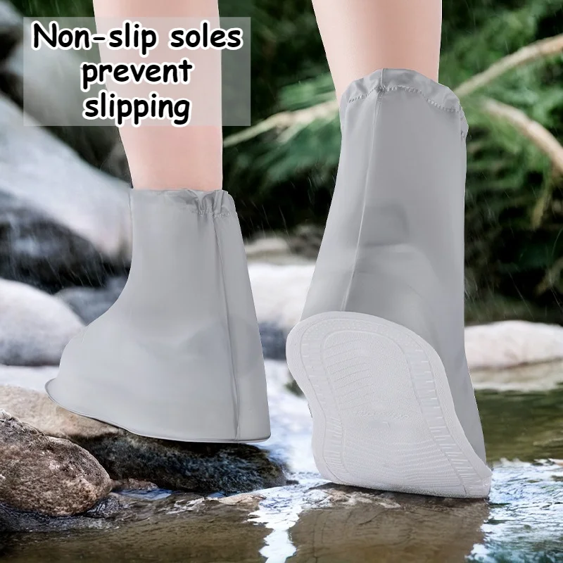Reusable Waterproof PVC Shoe Covers Rain Boots Protector Anti Slip Outdoor Shoe Cover for Cycling Hiking Travel Rainy Weather
Reusable Waterproof PVC Shoe Covers Rain Boots Protector Anti Slip Outdoor Shoe Cover for Cycling Hiking Travel Rainy Weather