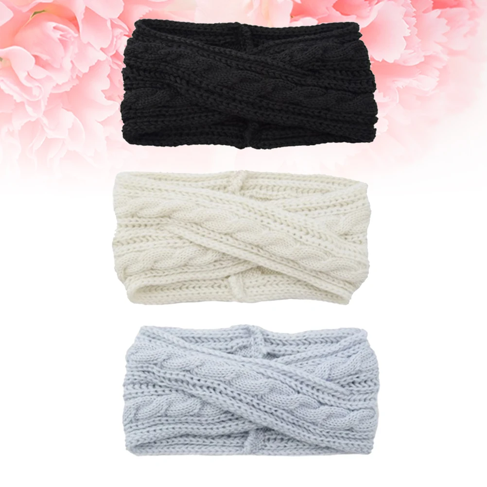 3pcs Woolen Headbands Women Knitted Cross Headband Elastic Anti-slip Warm Winter Hairbands Spa Facial Exercise
3pcs Woolen Headbands Women Knitted Cross Headband Elastic Anti-slip Warm Winter Hairbands Spa Facial Exercise