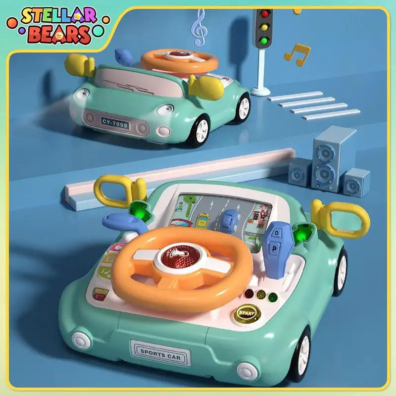 Simulated Car Steering Wheel Children's Toy Multifunction Musical Driving Steering Wheel Early Educational Toy with Lights Music
Simulated Car Steering Wheel Children's Toy Multifunction Musical Driving Steering Wheel Early Educational Toy with Lights Music