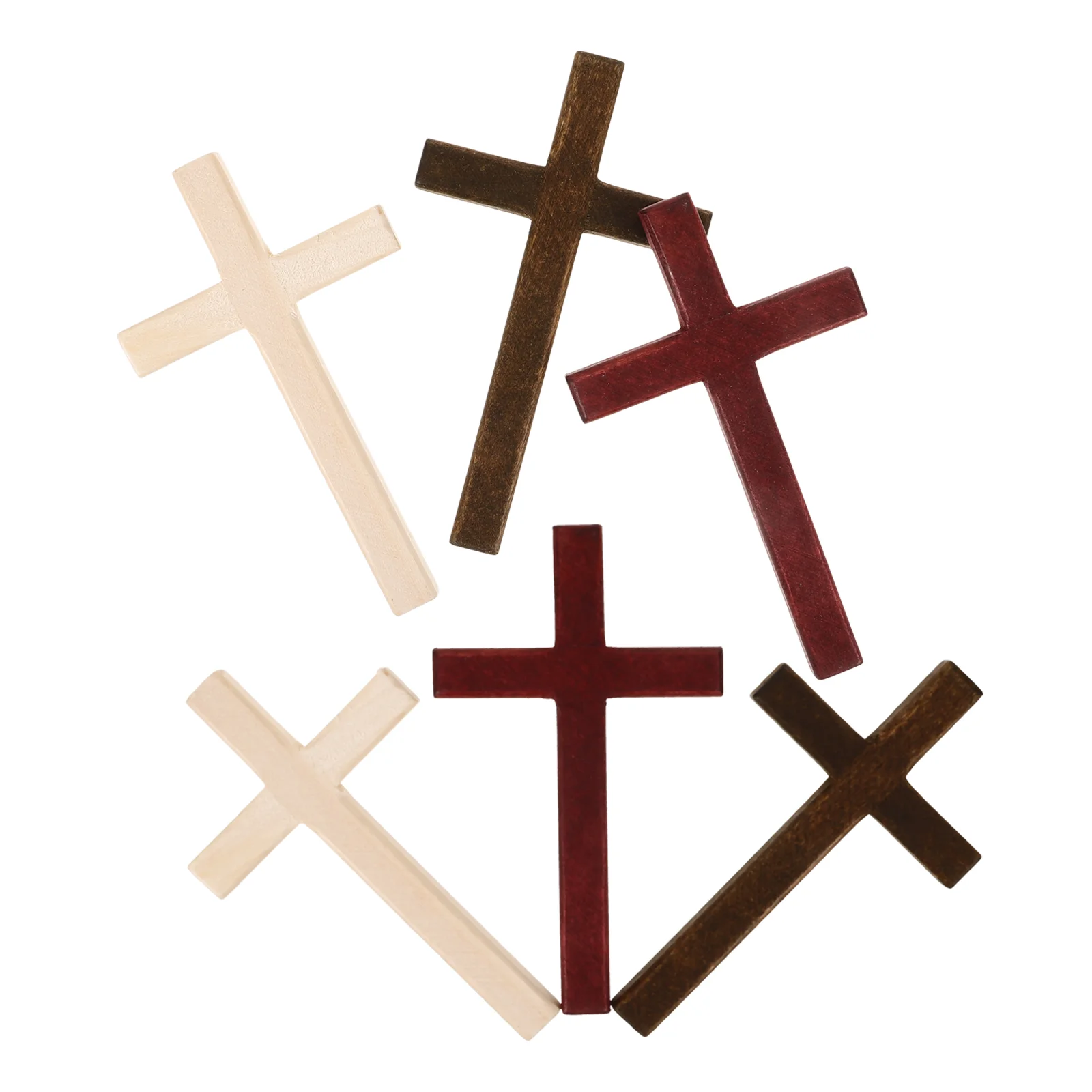 6 Pcs First Communion Decorations Cross Bulk Ornaments Wooden Prayer Adornments Mini Craft Crosses
6 Pcs First Communion Decorations Cross Bulk Ornaments Wooden Prayer Adornments Mini Craft Crosses
