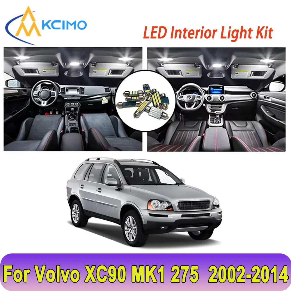 New Light Bulb For Volvo XC90 MK1 275 (2002-2014) Premium Bright LED Interior Dome Map Trunk Light Kit Car Led Lamps Canbus Car
New Light Bulb For Volvo XC90 MK1 275 (2002-2014) Premium Bright LED Interior Dome Map Trunk Light Kit Car Led Lamps Canbus Car