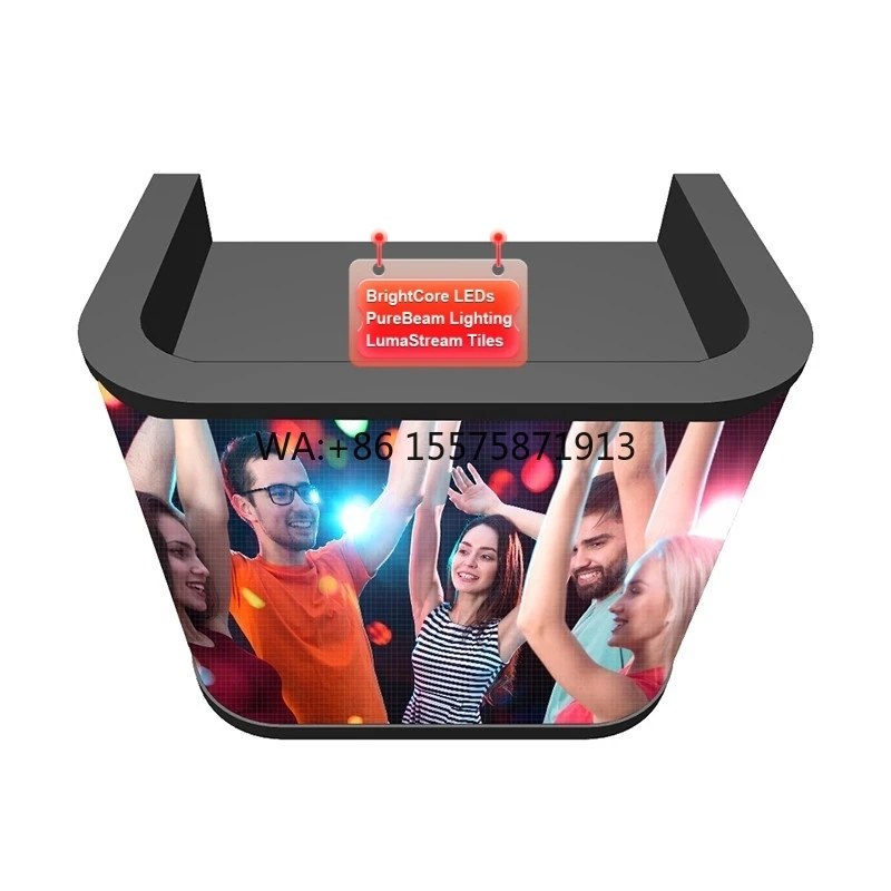 Dj Station Facade Desk Stand Table Portable Booth Led Video Wall Display Screen Dj Booth
Dj Station Facade Desk Stand Table Portable Booth Led Video Wall Display Screen Dj Booth