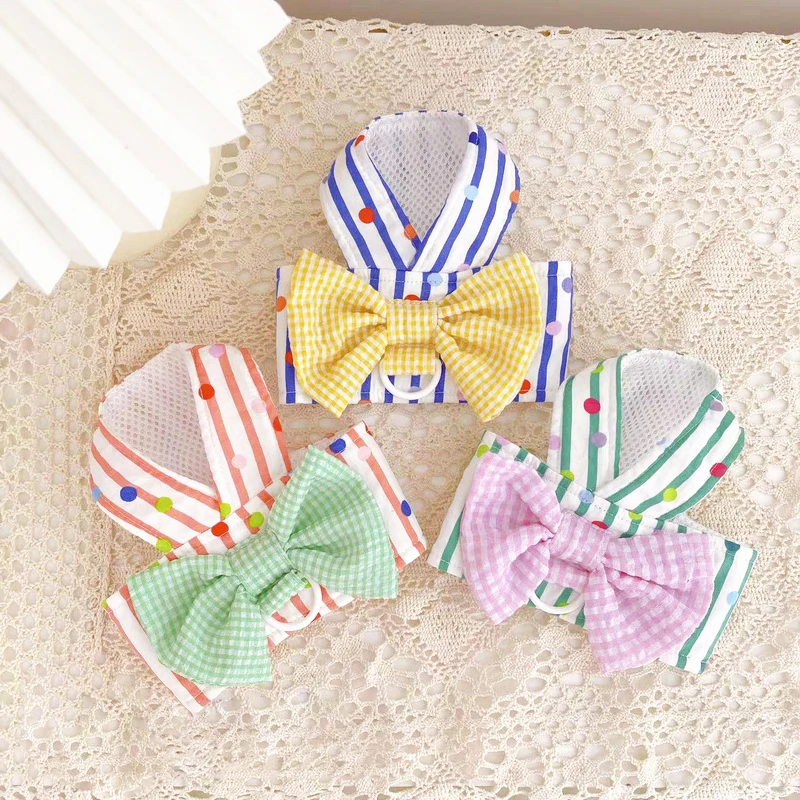 Dog Cat Harness Leash Set Breathable Bowknot Pet Harness Vest Cute Puppy Dog Dress Skirt Clothes Walking Lead Chihuahua Terrier
Dog Cat Harness Leash Set Breathable Bowknot Pet Harness Vest Cute Puppy Dog Dress Skirt Clothes Walking Lead Chihuahua Terrier