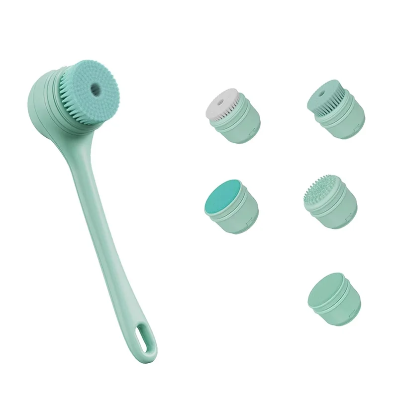 AAAU-Electric Bath Brush Withlong Handle 5 Interchangeable Heads Body Scrubber Fordeep Cleaning
AAAU-Electric Bath Brush Withlong Handle 5 Interchangeable Heads Body Scrubber Fordeep Cleaning