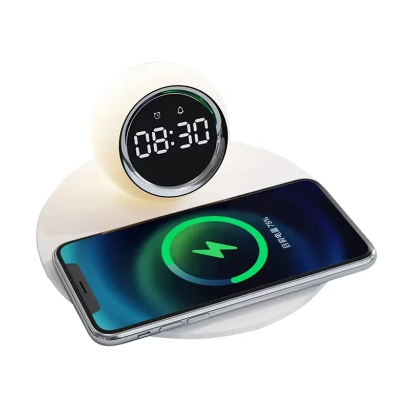 Trending Products 2023 Mobile Phone Wireless Charger 3 in 1 Alarm Clock Night Lamp Wireless Charger 15W Wireless Charging Pad
Trending Products 2023 Mobile Phone Wireless Charger 3 in 1 Alarm Clock Night Lamp Wireless Charger 15W Wireless Charging Pad
