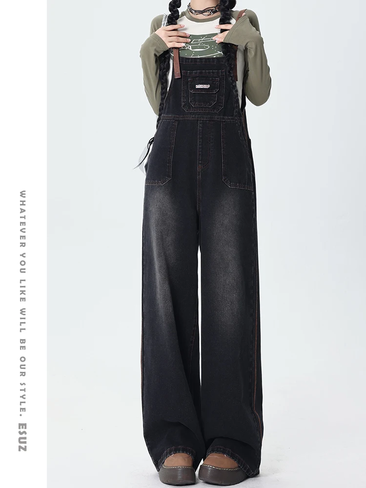 American Style Denim Overalls Women Summer New Loose Straight Wide Leg Versatile Workwear One-Piece Pants High Waist Cotton P...
American Style Denim Overalls Women Summer New Loose Straight Wide Leg Versatile Workwear One-Piece Pants High Waist Cotton P...