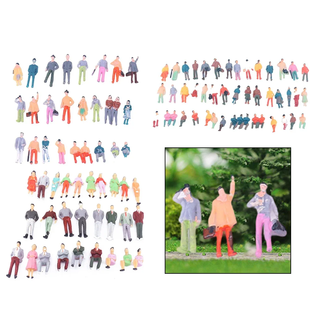 100PCS 1:50/1:75/1:100 DIY Sand Table Mini Color Small Person Train Scene Matching Standing People Assorted Poses Kids Toys
100PCS 1:50/1:75/1:100 DIY Sand Table Mini Color Small Person Train Scene Matching Standing People Assorted Poses Kids Toys
