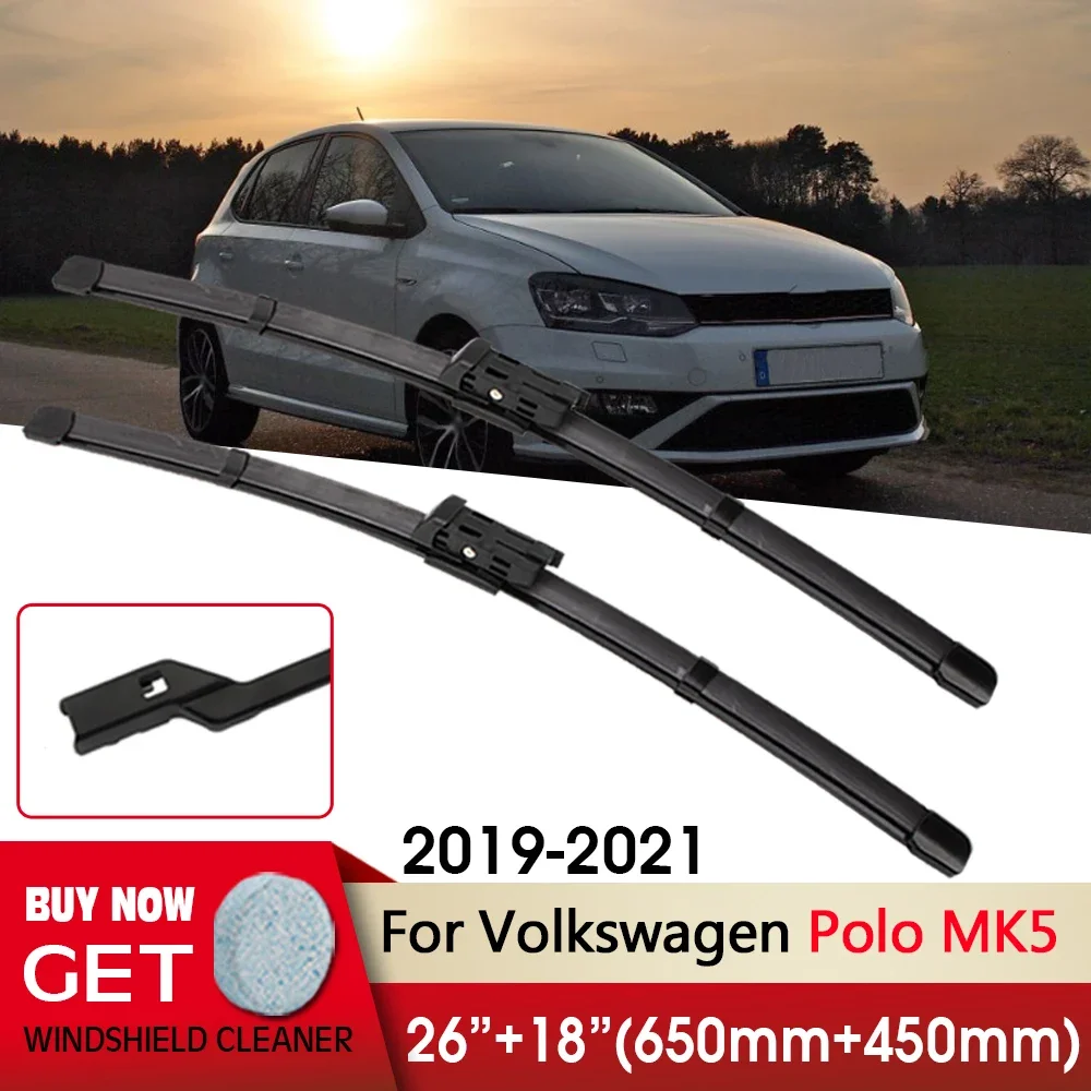 Car Wiper Front Wiper Blades 26"+18" For Volkswagen Polo MK5 2019 2020 2021 Front Windscreen Wipers Auto Accessories
Car Wiper Front Wiper Blades 26"+18" For Volkswagen Polo MK5 2019 2020 2021 Front Windscreen Wipers Auto Accessories