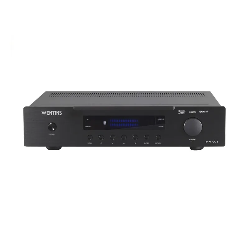 W-010 WENTINS HV-A1 home theater HD 3D pre amplifier AV decoder 3D playback effect, HD-MI1.4/lip sync/BT reception
W-010 WENTINS HV-A1 home theater HD 3D pre amplifier AV decoder 3D playback effect, HD-MI1.4/lip sync/BT reception