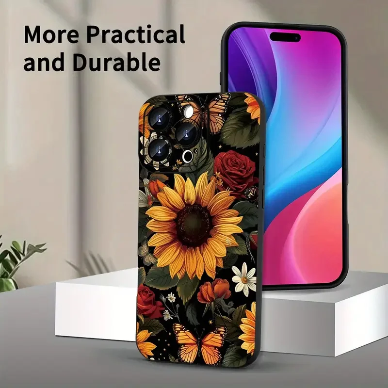 Fashion Ins Flower Phone Case For iPhone 13 16 14 15 12 11 Pro Max X XR XS 7 8 15 16 SE 2020 Shockproof Silicone Soft TPU Cover
Fashion Ins Flower Phone Case For iPhone 13 16 14 15 12 11 Pro Max X XR XS 7 8 15 16 SE 2020 Shockproof Silicone Soft TPU Cover