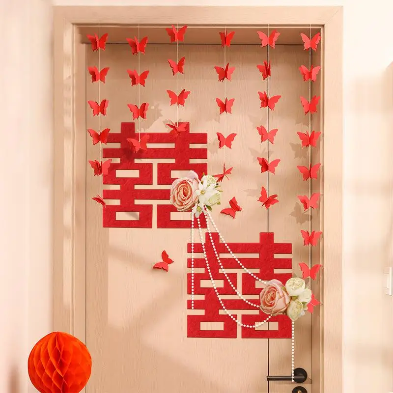 Wedding Couple Name Stickers Decorative Set for Groom And Bride New Home Door Decoration Festive Non-Woven Fabric Stickers
Wedding Couple Name Stickers Decorative Set for Groom And Bride New Home Door Decoration Festive Non-Woven Fabric Stickers