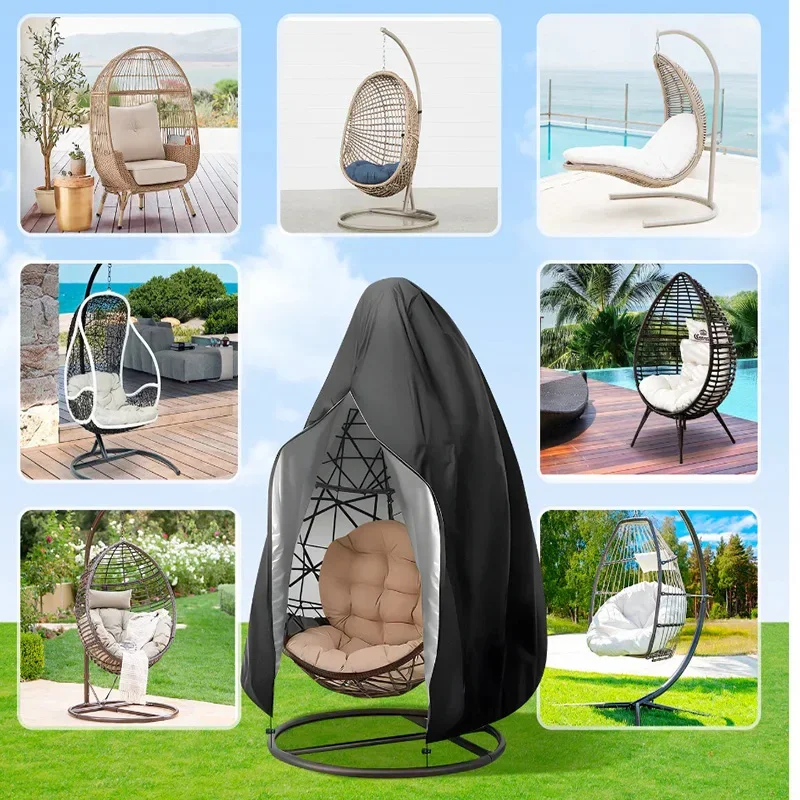 Waterproof Hanging Egg Chair Cover With Zipper Outdoor Swing Chair Rattan Seat Furniture Cover Anti UV Sun Protector Dust Cover
Waterproof Hanging Egg Chair Cover With Zipper Outdoor Swing Chair Rattan Seat Furniture Cover Anti UV Sun Protector Dust Cover