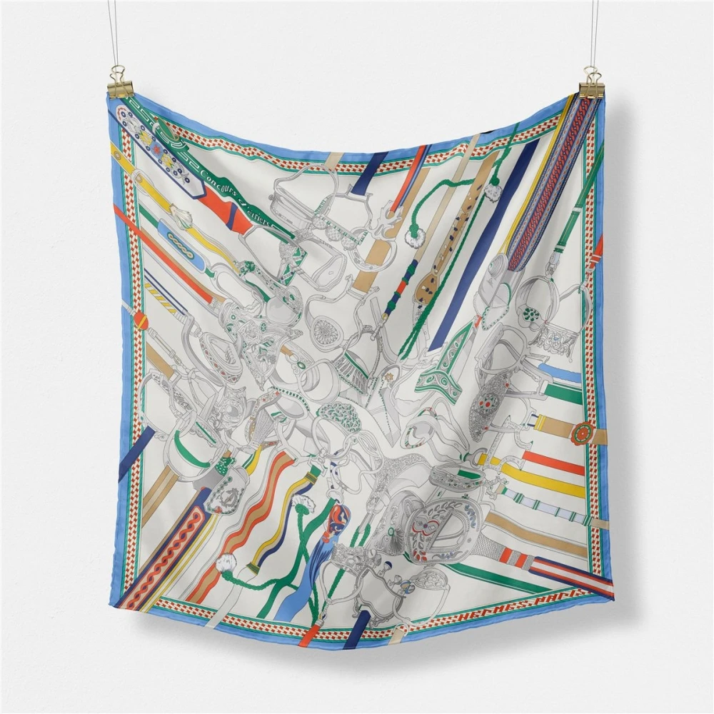 New 53cm Ladies' Decorative Horsebit Square Scarf Versatile Fashionable Hairband Scarf Professional Style Suitable for All Se...
New 53cm Ladies' Decorative Horsebit Square Scarf Versatile Fashionable Hairband Scarf Professional Style Suitable for All Se...