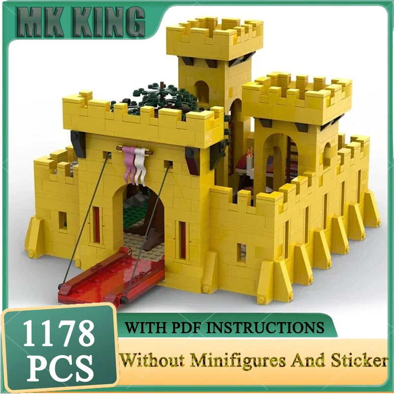 Moc Building Bricks Classic Yellow Castle Modular Model Technology Block City Street View Blocks Assembly Holiday Gift Toy
Moc Building Bricks Classic Yellow Castle Modular Model Technology Block City Street View Blocks Assembly Holiday Gift Toy