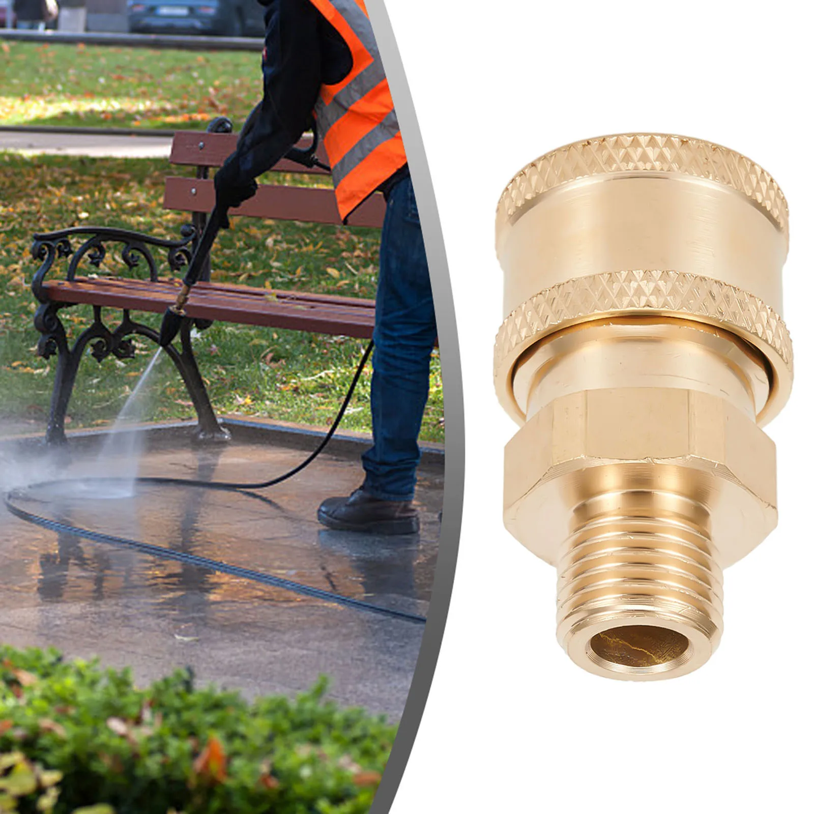 1/4 Inch Quick Connector Quick Release Adapter Pressure Washer Coupling Quick Release Adapter Garden Irrigation Parts
1/4 Inch Quick Connector Quick Release Adapter Pressure Washer Coupling Quick Release Adapter Garden Irrigation Parts