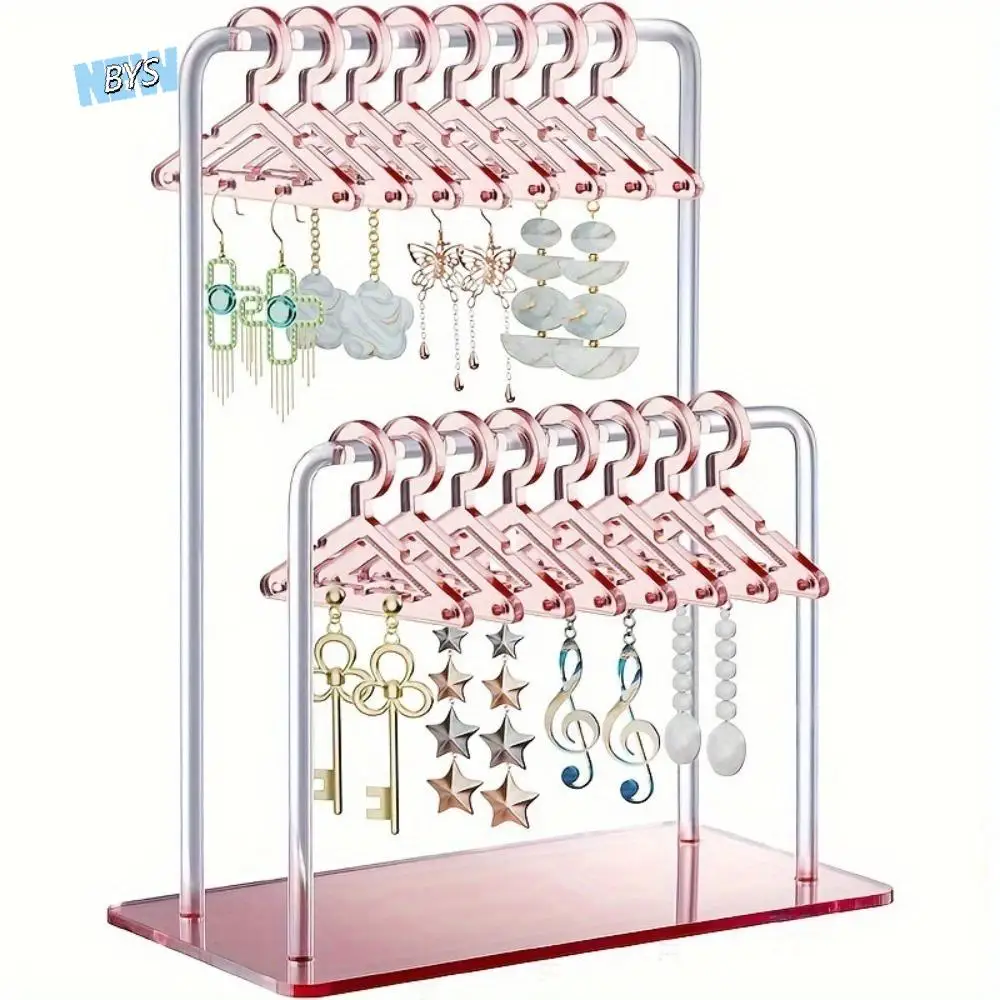 Jewelry Organizer 16pcs Hangers Shaped Jewelry Holder Detachable Acrylic Dangle Earrings Display Racks Transparent DIY
Jewelry Organizer 16pcs Hangers Shaped Jewelry Holder Detachable Acrylic Dangle Earrings Display Racks Transparent DIY