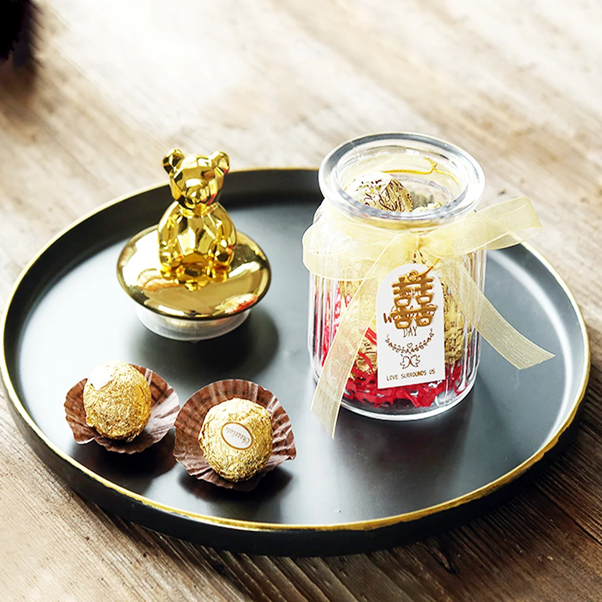 Wedding Glass Candy Box Snacks Bottle Sealed Jar Display Clear Storage Jars with Lids
Wedding Glass Candy Box Snacks Bottle Sealed Jar Display Clear Storage Jars with Lids