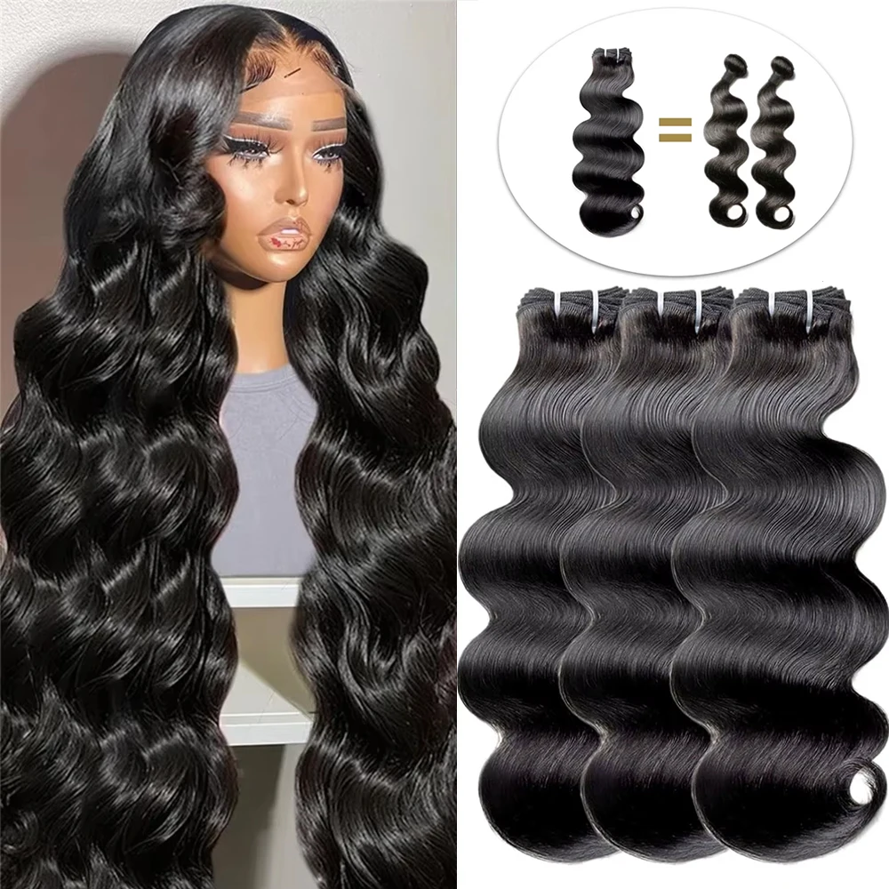 100% Unprocessed Virgin Hair Body Wave Bundles Human Hair 24 26 28 Inch 3 4 Bundle Natural Black Raw Pure Human Hair Extensions Double Weft Bundles For Women
100% Unprocessed Virgin Hair Body Wave Bundles Human Hair 24 26 28 Inch 3 4 Bundle Natural Black Raw Pure Human Hair Extensions Double Weft Bundles For Women