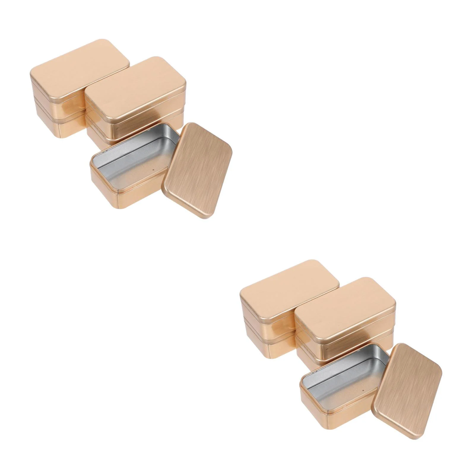10 Pcs Small Storage Tin Box Mini Metal Treasure Tea Container Decorative Keepsake Case with Lid for Home Decorations Golden
10 Pcs Small Storage Tin Box Mini Metal Treasure Tea Container Decorative Keepsake Case with Lid for Home Decorations Golden