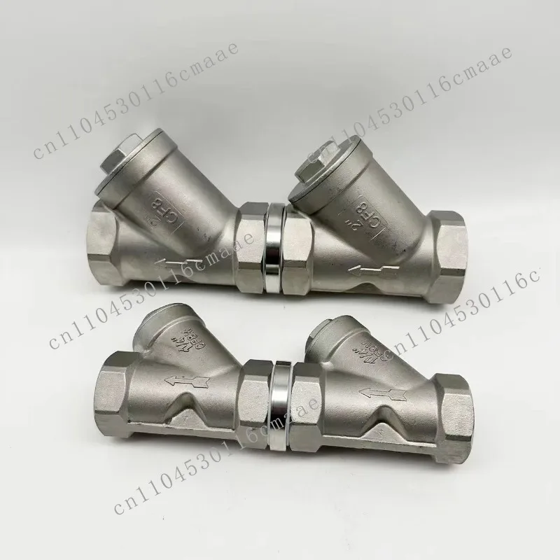 Stainless Steel Y Type Check Valve with Internal Thread Anti-backflow Preventer High Pressure Backflow Valve Water 1/2 Port Size
Stainless Steel Y Type Check Valve with Internal Thread Anti-backflow Preventer High Pressure Backflow Valve Water 1/2 Port Size