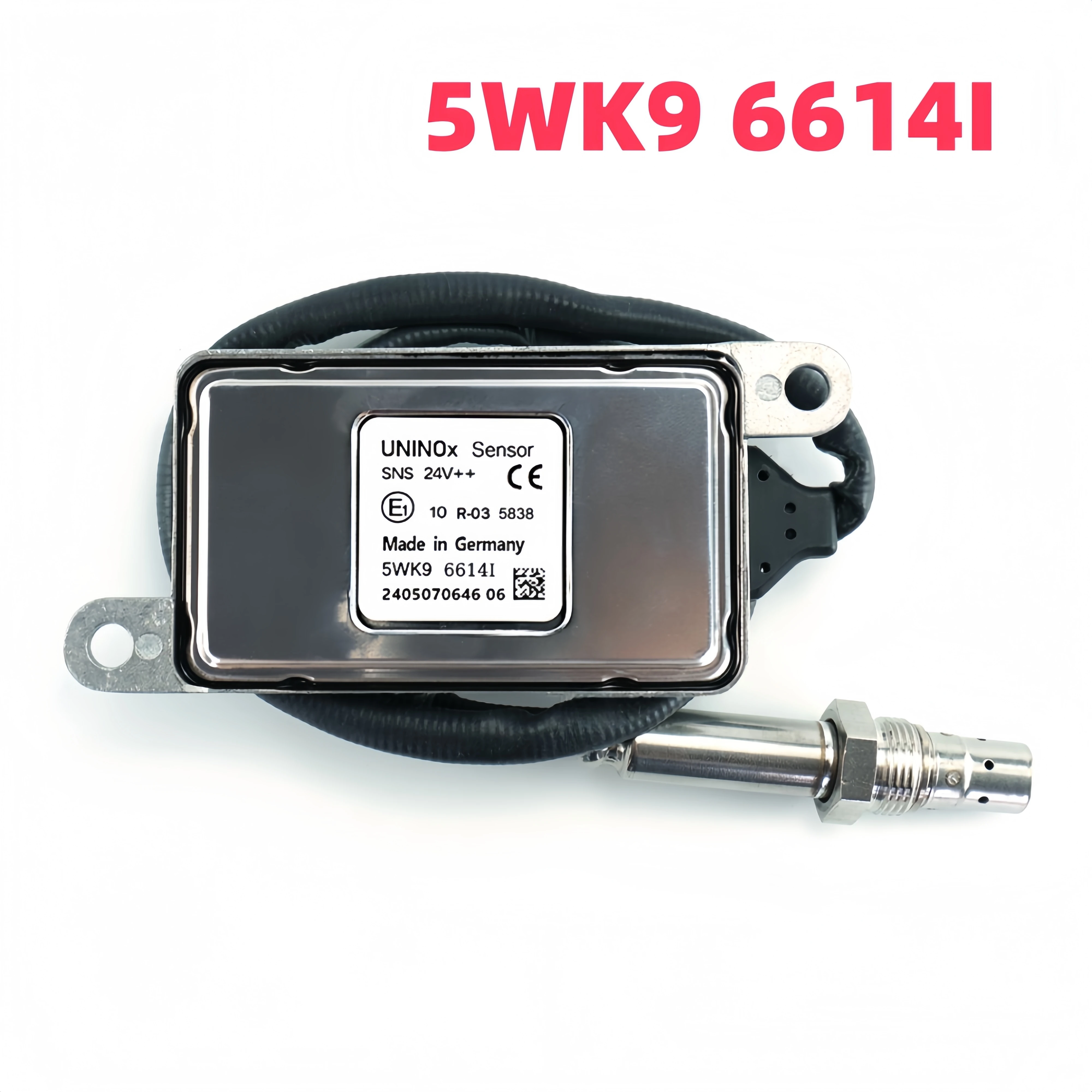 5WK96614I Adapted To UNINOX Nitrogen Oxygen Sensor 5WK9 6614I Cross Border NOx Sensor
5WK96614I Adapted To UNINOX Nitrogen Oxygen Sensor 5WK9 6614I Cross Border NOx Sensor