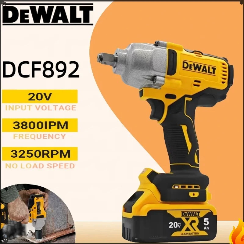 Dewalt 1/2 дюйма DCF892 Бесщеточный электрический ключ 812 Нм Аккумуляторная ударная отвертка с высоким крутящим моментом Трехскоростной электроинструмент для авторемонта
Dewalt 1/2 дюйма DCF892 Бесщеточный электрический ключ 812 Нм Аккумуляторная ударная отвертка с высоким крутящим моментом Трехскоростной электроинструмент для авторемонта