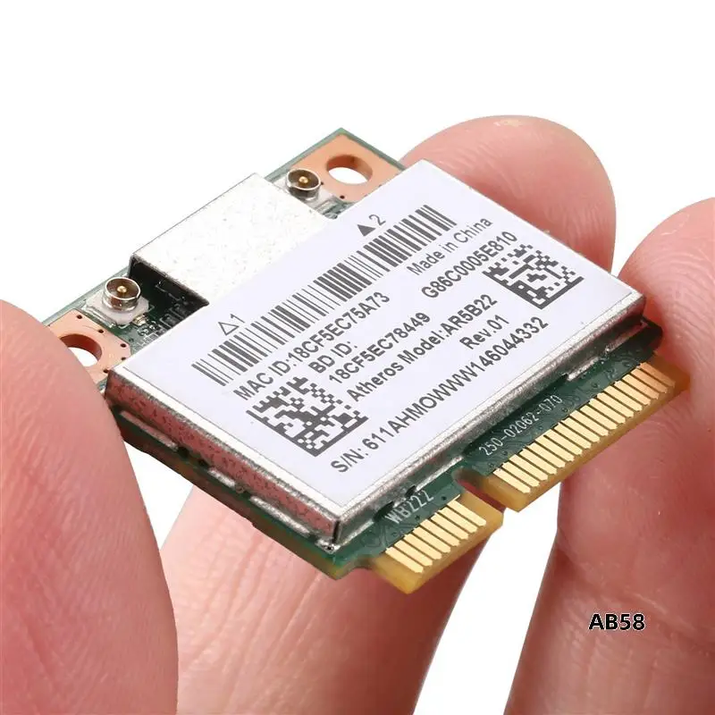 6X AR5B22 2,4/5 ГГц двухдиапазонная Wi-Fi карта 802.11AC Bluetooth 4,0 беспроводная карта WLAN для Lenovo Y400 Y500 Y410P S215 U330
6X AR5B22 2,4/5 ГГц двухдиапазонная Wi-Fi карта 802.11AC Bluetooth 4,0 беспроводная карта WLAN для Lenovo Y400 Y500 Y410P S215 U330