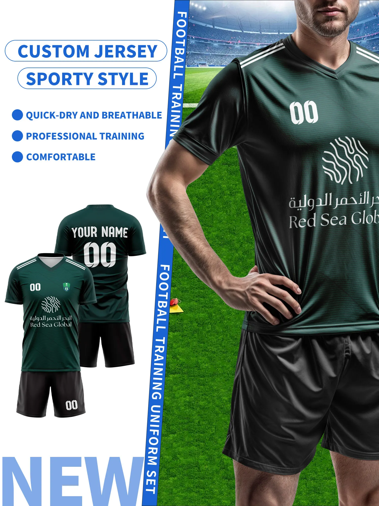 DesignYour Own Soccer Jersey | Custom Name Number | Breathable Football Training Shirt,football jersey loose fit
DesignYour Own Soccer Jersey | Custom Name Number | Breathable Football Training Shirt,football jersey loose fit