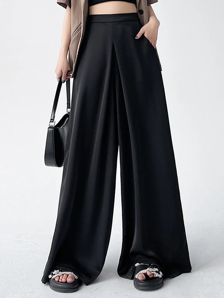 Summer Pure Color Fashion Office Ladies Female Suit Pants New High Waist Chic Full Length Street Simple Casual Loose Women Pants
Summer Pure Color Fashion Office Ladies Female Suit Pants New High Waist Chic Full Length Street Simple Casual Loose Women Pants