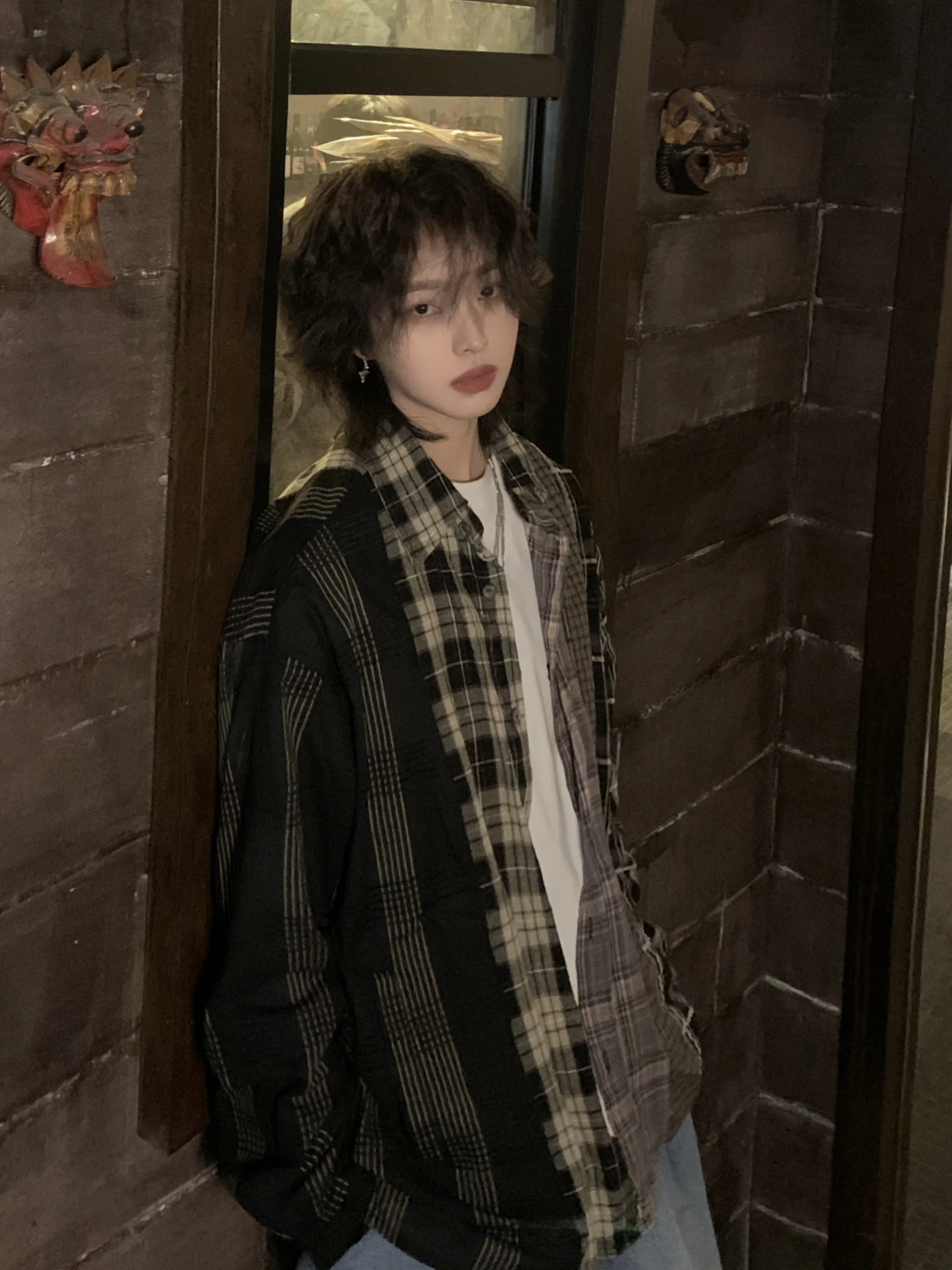 Retro American Plaid Long Sleeve Shirt Men's Casual Style Spring Trendy Street Design Checkered Shirt Loose Fit Outerwear
Retro American Plaid Long Sleeve Shirt Men's Casual Style Spring Trendy Street Design Checkered Shirt Loose Fit Outerwear