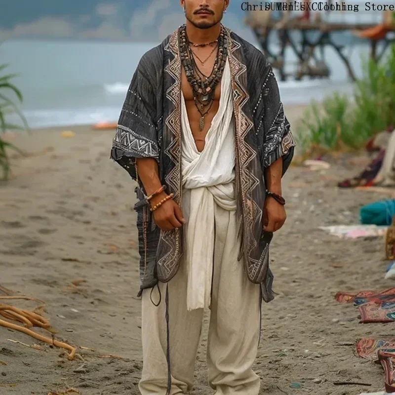 Do Not Pick The Body of Men Cardigan ,Casual Loose Men's Beach Sun Protection Clothes, New Beach Holiday Style Printed Shawls
Do Not Pick The Body of Men Cardigan ,Casual Loose Men's Beach Sun Protection Clothes, New Beach Holiday Style Printed Shawls