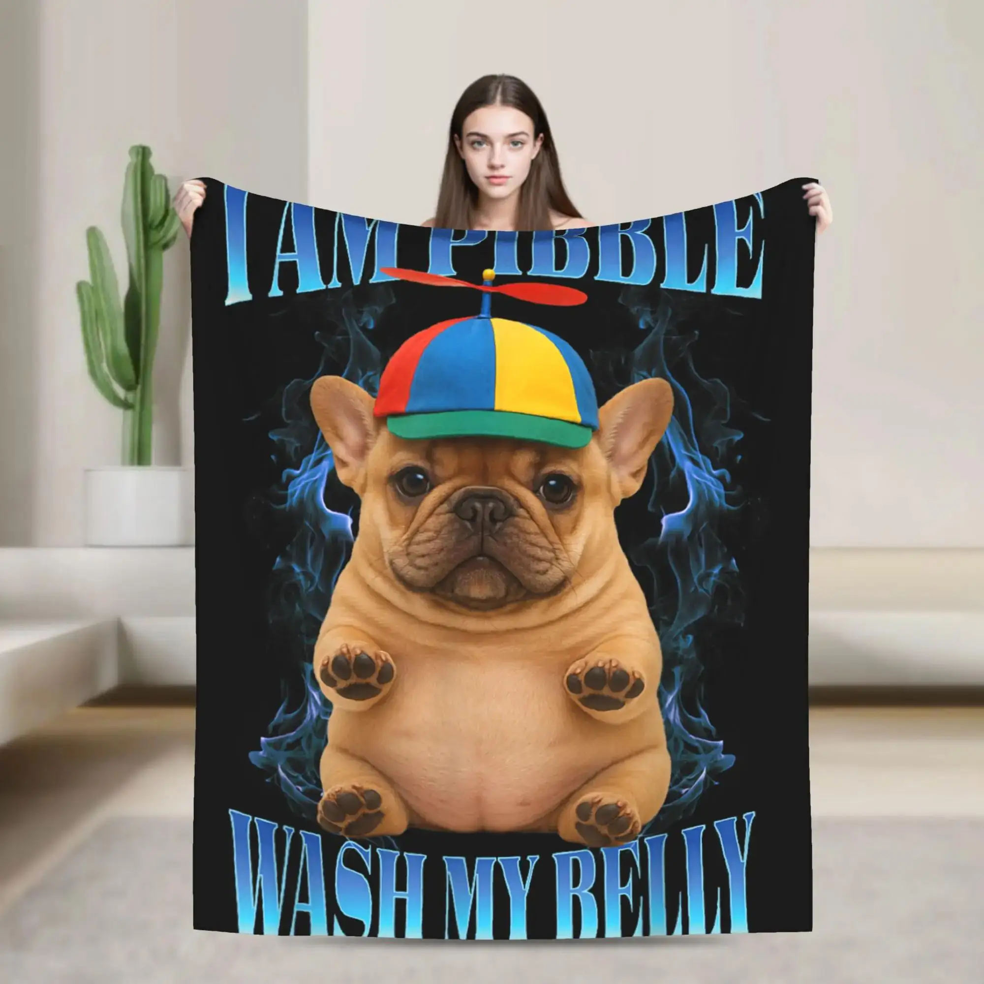 I am Pibble Wash My Belly Funny Pit Bull Dog Flannel Blanket for Home Decor Picnic Novelty Bedspread Sofa Bed Cover
I am Pibble Wash My Belly Funny Pit Bull Dog Flannel Blanket for Home Decor Picnic Novelty Bedspread Sofa Bed Cover