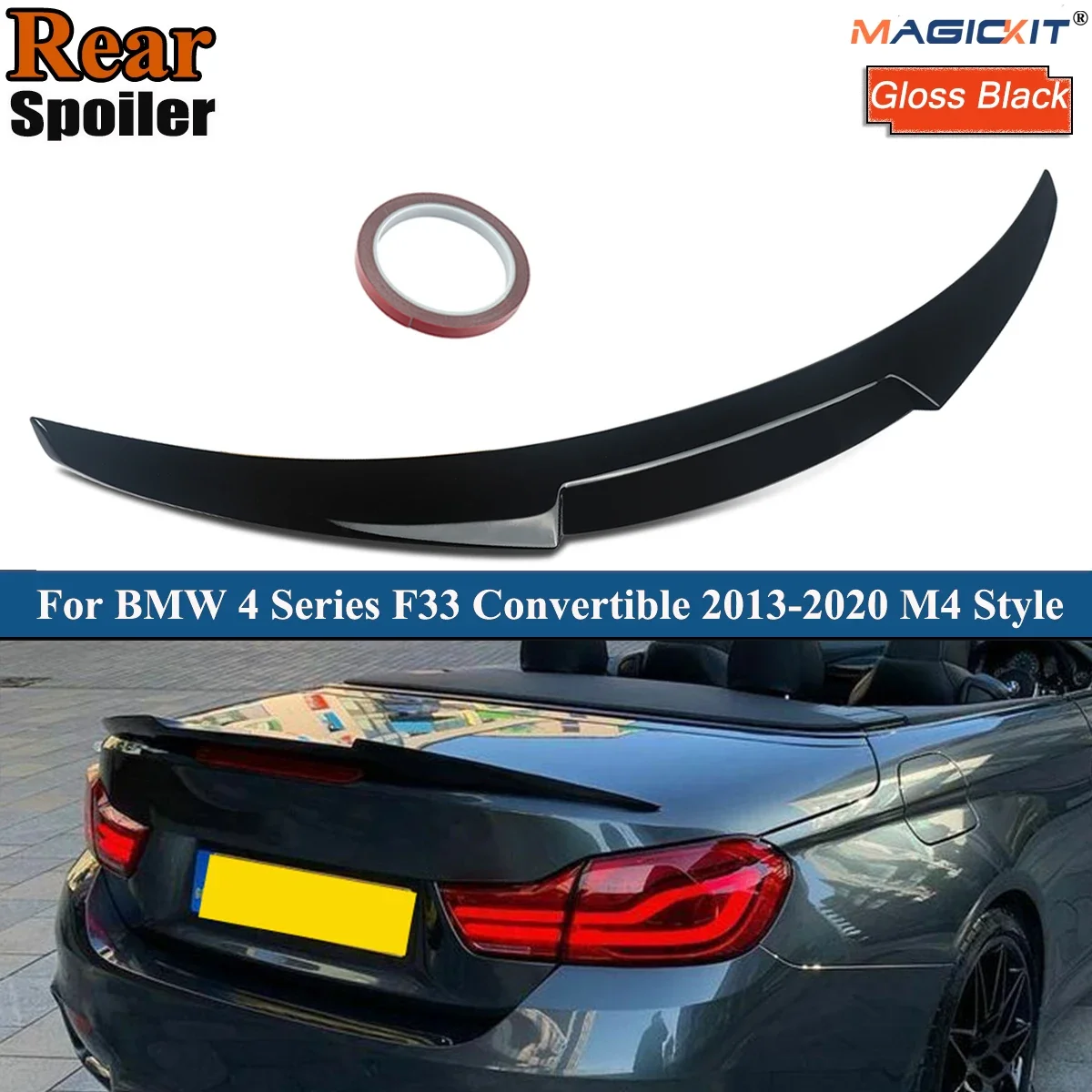 Duckbill Trunk Wing Spoiler For BMW F33 4er 13-20 & F83 M4 Convertible 2014-2020
Duckbill Trunk Wing Spoiler For BMW F33 4er 13-20 & F83 M4 Convertible 2014-2020