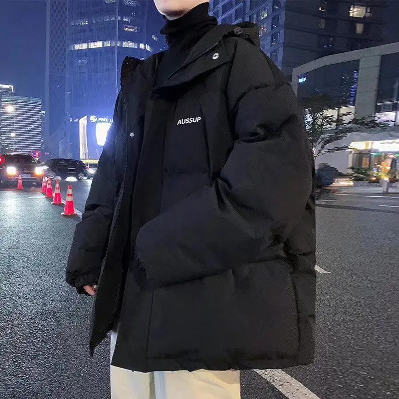 2025 Winter New Men's Hooded down Jaet Thi Warm Loose Large Size Bread Sle Couple Cotton Clothes Polyester Fiber
2025 Winter New Men's Hooded down Jaet Thi Warm Loose Large Size Bread Sle Couple Cotton Clothes Polyester Fiber