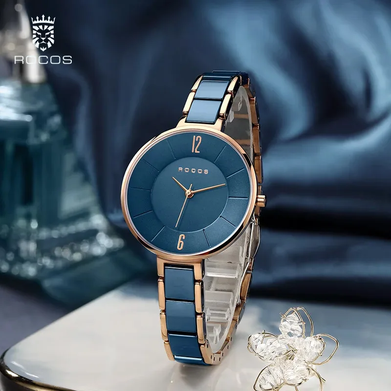 ROCOS Women's Ceramic Fashion Quartz Watch Elegant Luxury Ladies Watches Waterproof Quartz Watch for Women Slim Ceramic Clock
ROCOS Women's Ceramic Fashion Quartz Watch Elegant Luxury Ladies Watches Waterproof Quartz Watch for Women Slim Ceramic Clock