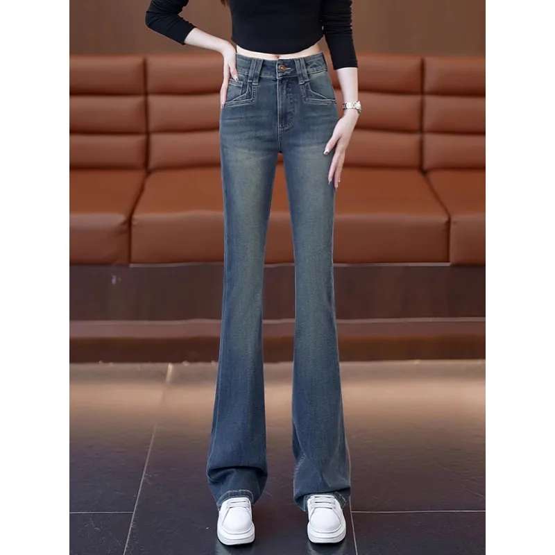 Women's Flared Jeans Winter Slimming Bootcut Pants Elegant Retro Slim Fit Bell Bottom Pants
Women's Flared Jeans Winter Slimming Bootcut Pants Elegant Retro Slim Fit Bell Bottom Pants