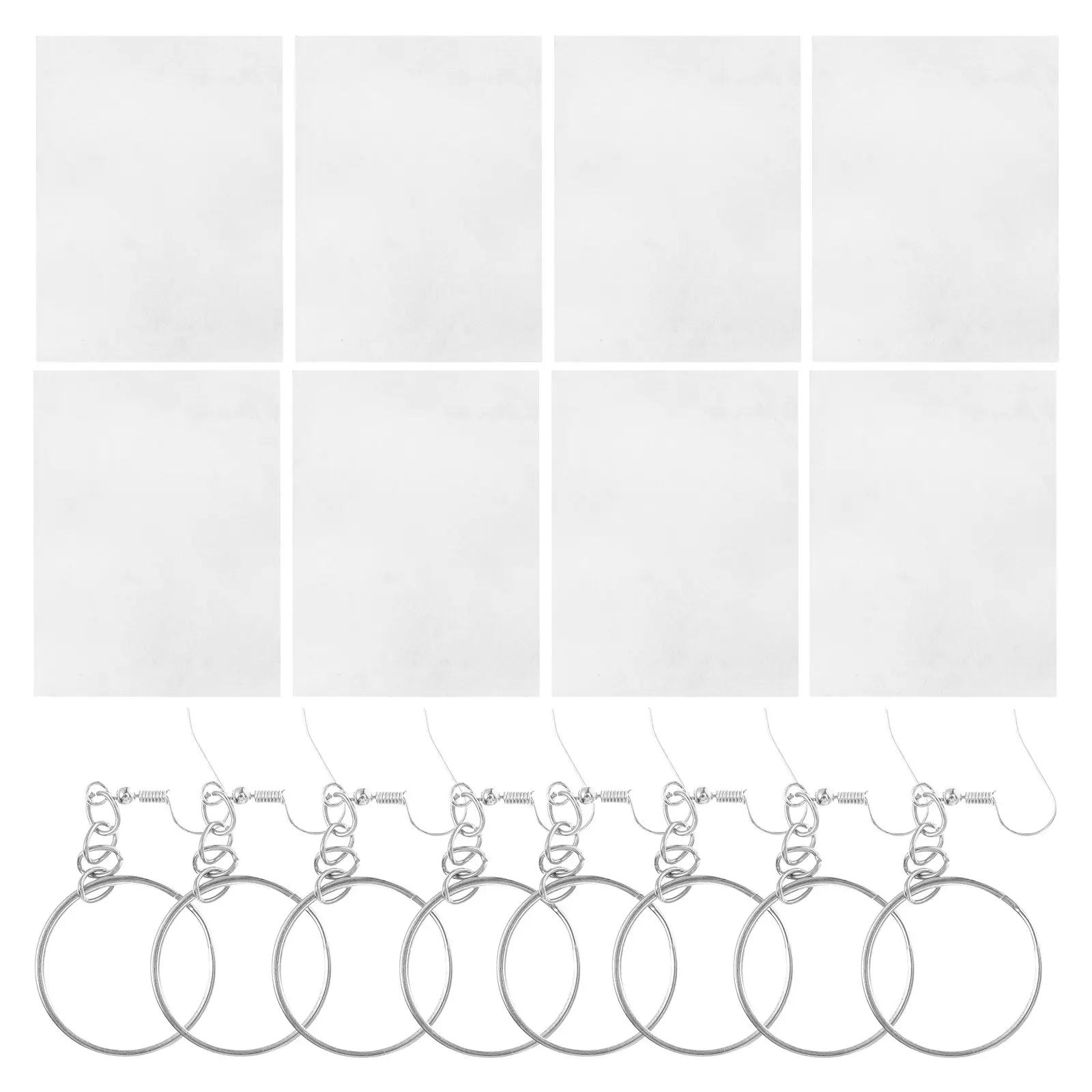 10 Sheets Film Keychain Beads Keychains Heat Shrink Tubing Kit Locket Printing DIY Ear Hook Materials
10 Sheets Film Keychain Beads Keychains Heat Shrink Tubing Kit Locket Printing DIY Ear Hook Materials