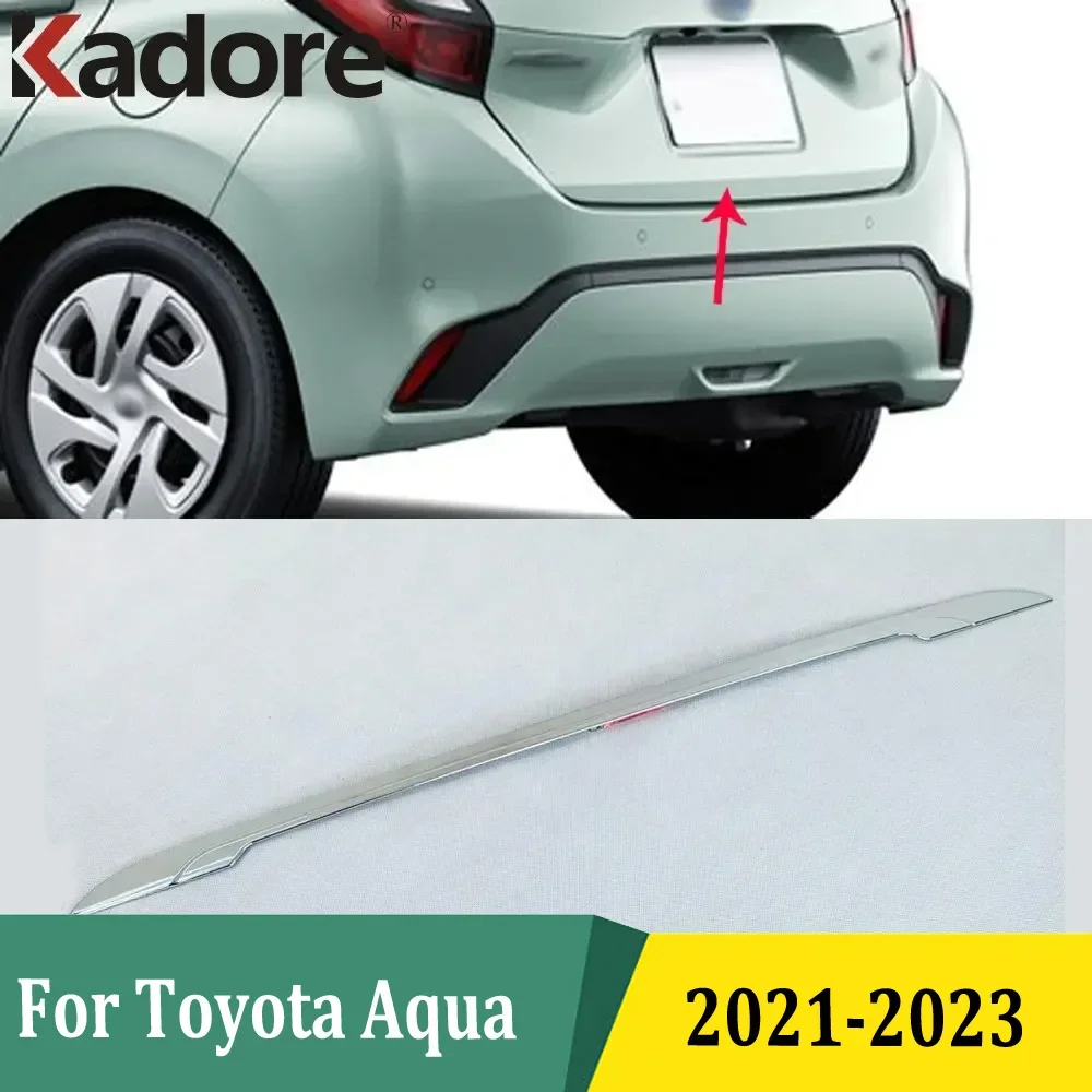 For Toyota Aqua 2021 2022 2023 Chrome Tailgate Boot Strip Rear Trunk Lid Cover Trim Exterior Car Accessories
For Toyota Aqua 2021 2022 2023 Chrome Tailgate Boot Strip Rear Trunk Lid Cover Trim Exterior Car Accessories