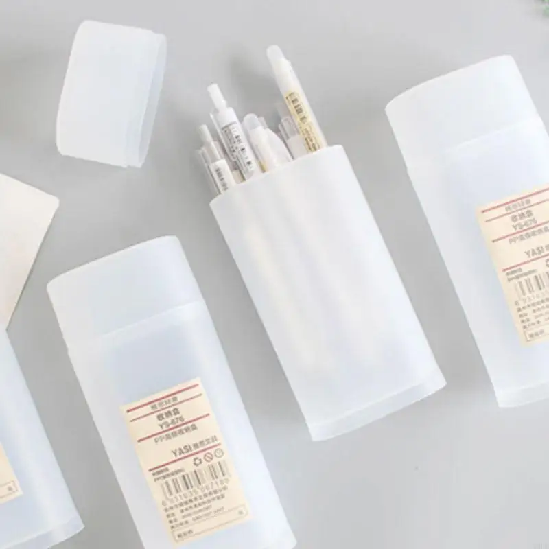 Y5LB Desktop Translucent Pencil Box Pen Holder Storage Box with Lid Stationery School
Y5LB Desktop Translucent Pencil Box Pen Holder Storage Box with Lid Stationery School