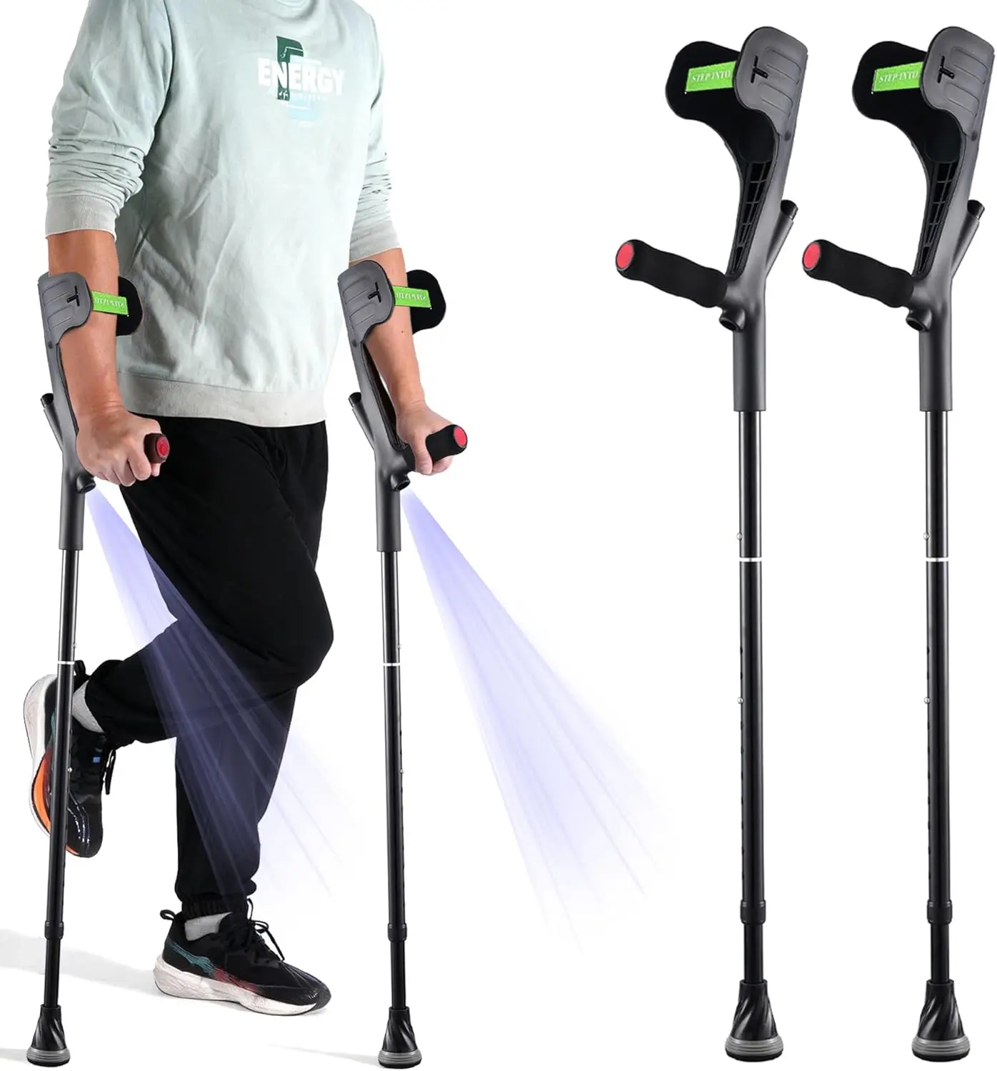 Forearm Crutches for Adults Foldable Knee Patients Mobility aids for Childre and Seniors for with Leg Injury Adjustable Travel L
Forearm Crutches for Adults Foldable Knee Patients Mobility aids for Childre and Seniors for with Leg Injury Adjustable Travel L