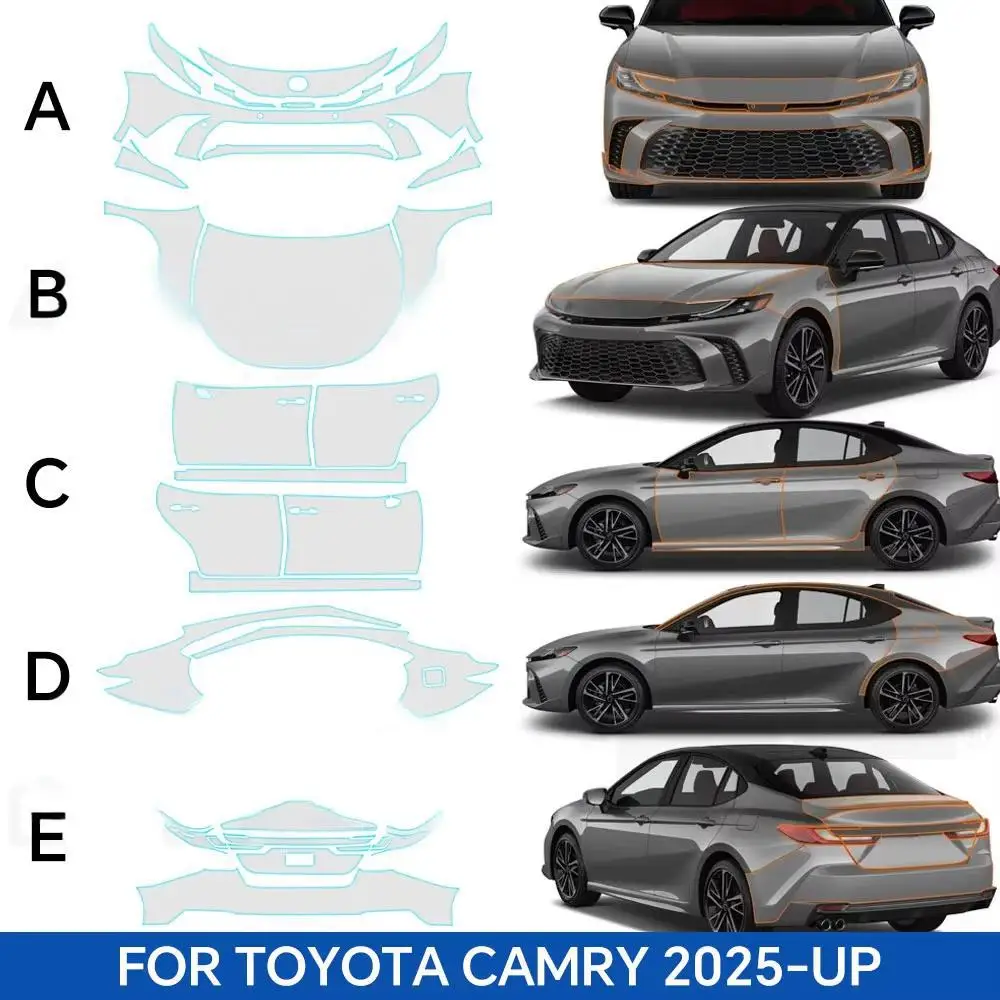 For Toyota Camry 2025 TPU Paint Protection Film Self-Healing Clear Bra Pre-cut PPF Kit Car Body Anti-Scratch Resistant
For Toyota Camry 2025 TPU Paint Protection Film Self-Healing Clear Bra Pre-cut PPF Kit Car Body Anti-Scratch Resistant