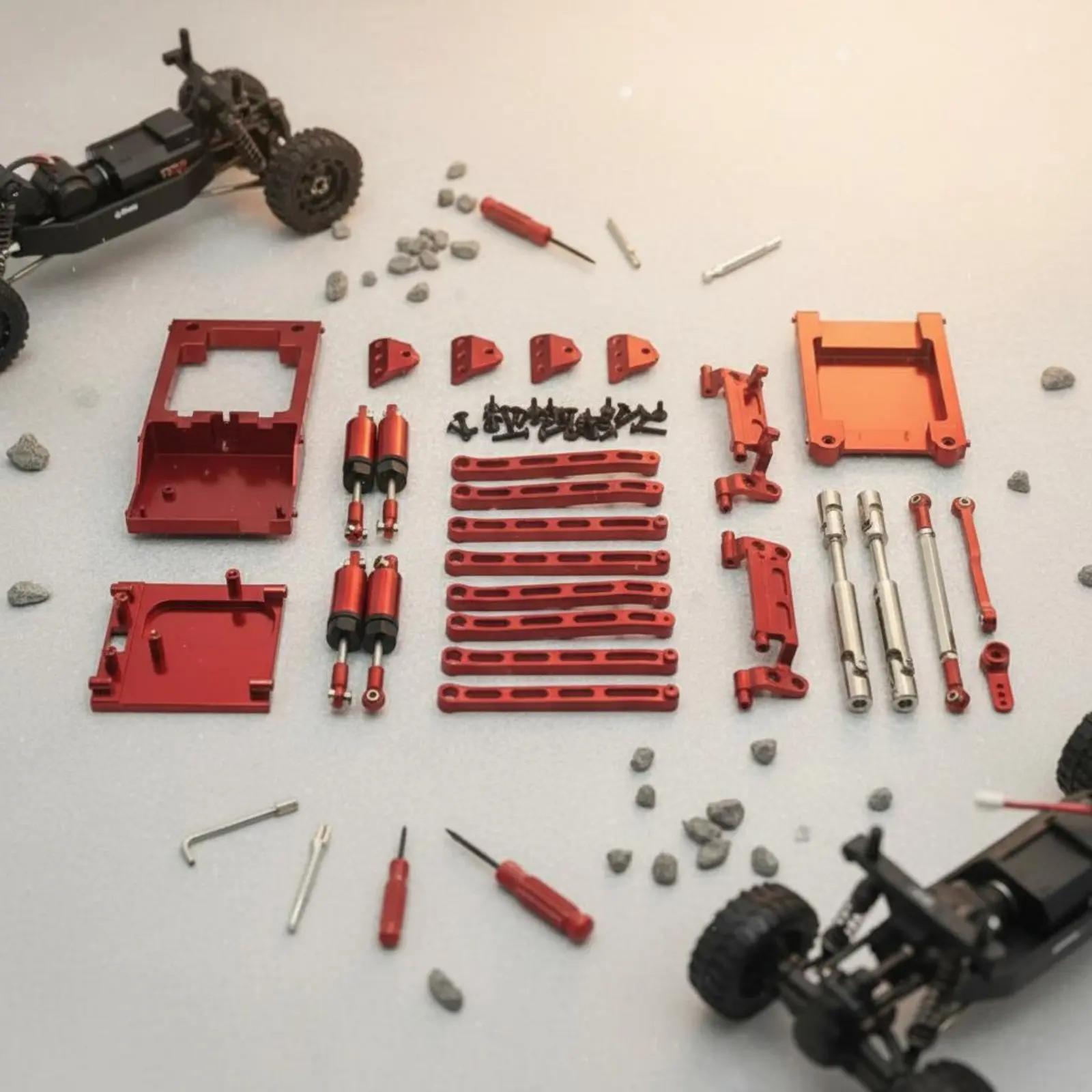 MN168 MN78 Kit Sturdy 1/12 Scale RC Car Metal Chassis Link Rod Set for All-Terrain, Rock Crawling
MN168 MN78 Kit Sturdy 1/12 Scale RC Car Metal Chassis Link Rod Set for All-Terrain, Rock Crawling