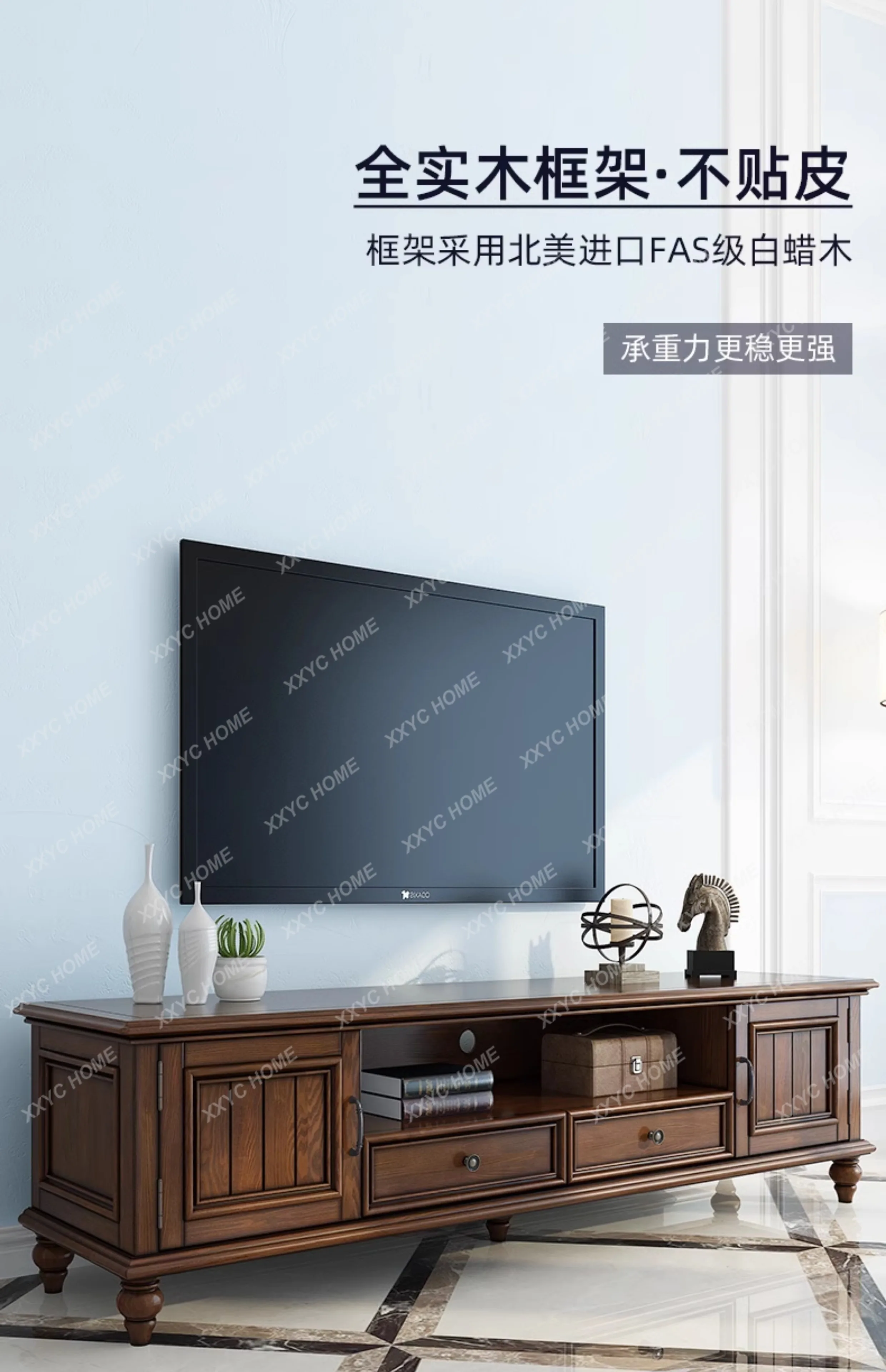 X40 Rural Retro Solid Wood TV Cabinet Coffee Table Combination Small Apartment Living Room Furniture Ash Wood Walnut Home
X40 Rural Retro Solid Wood TV Cabinet Coffee Table Combination Small Apartment Living Room Furniture Ash Wood Walnut Home